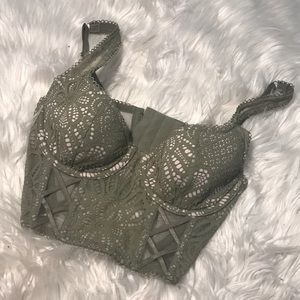 Green Victoria Secret Bustier